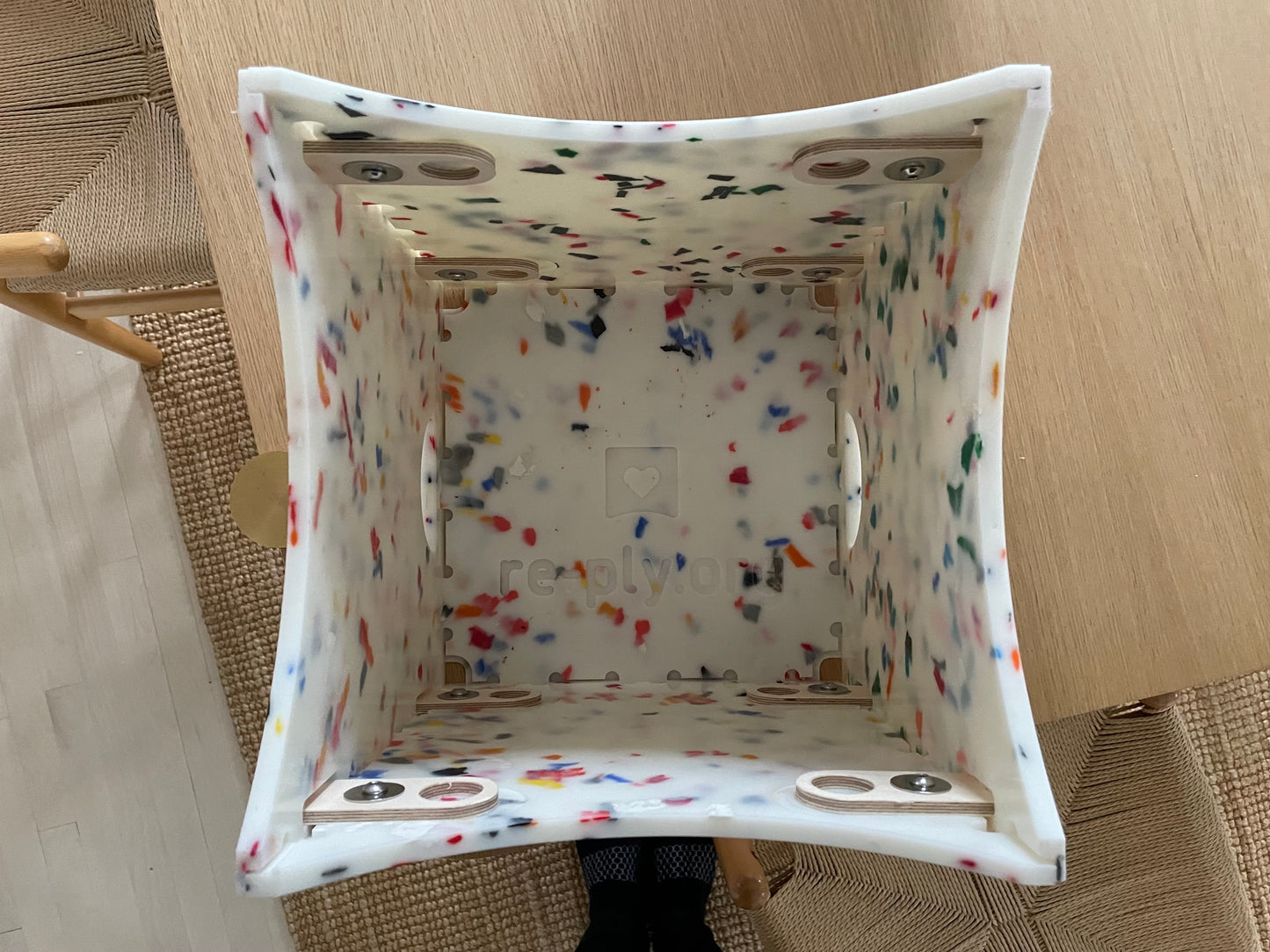 re-ply Stacking Brick Stool