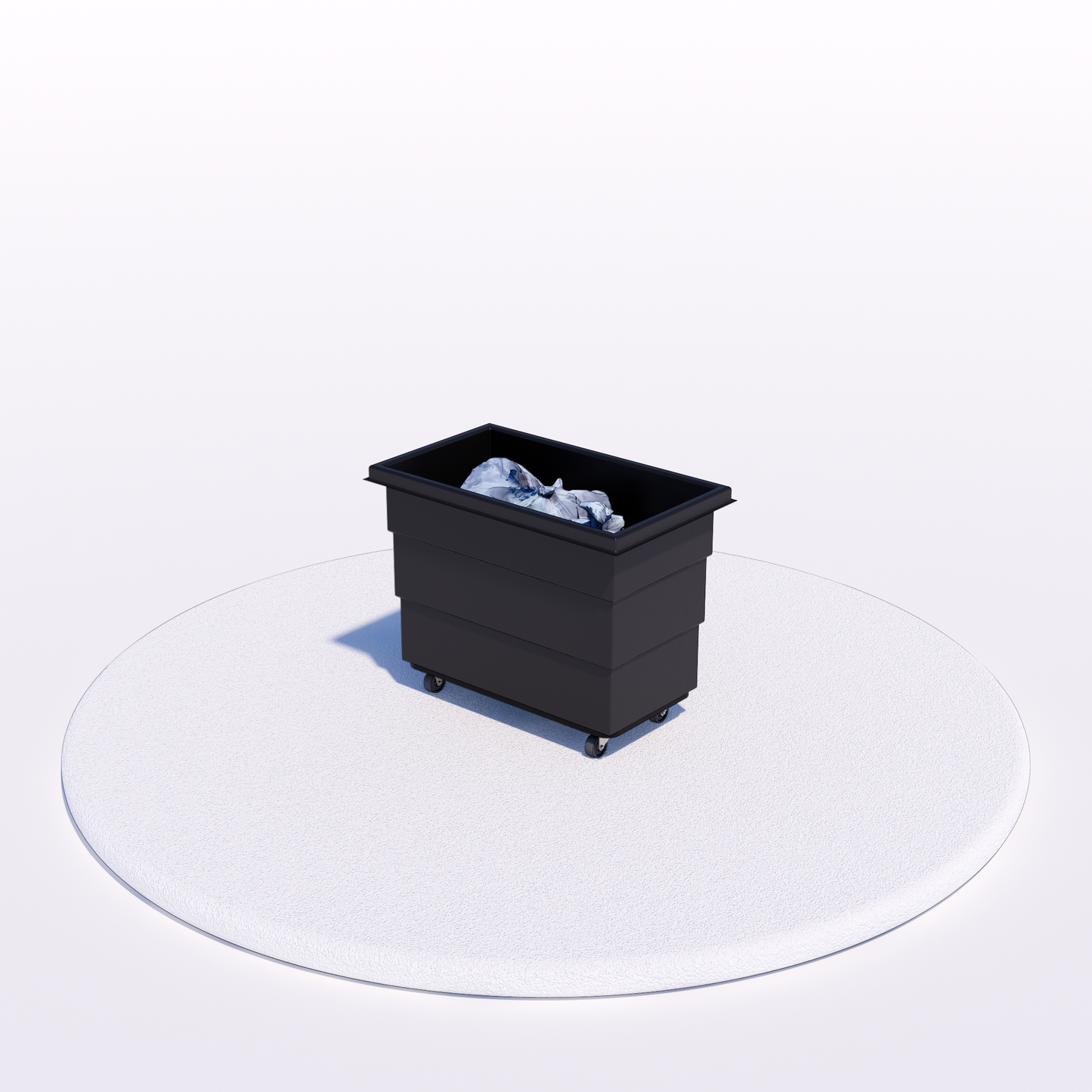 Rolling Trash Container