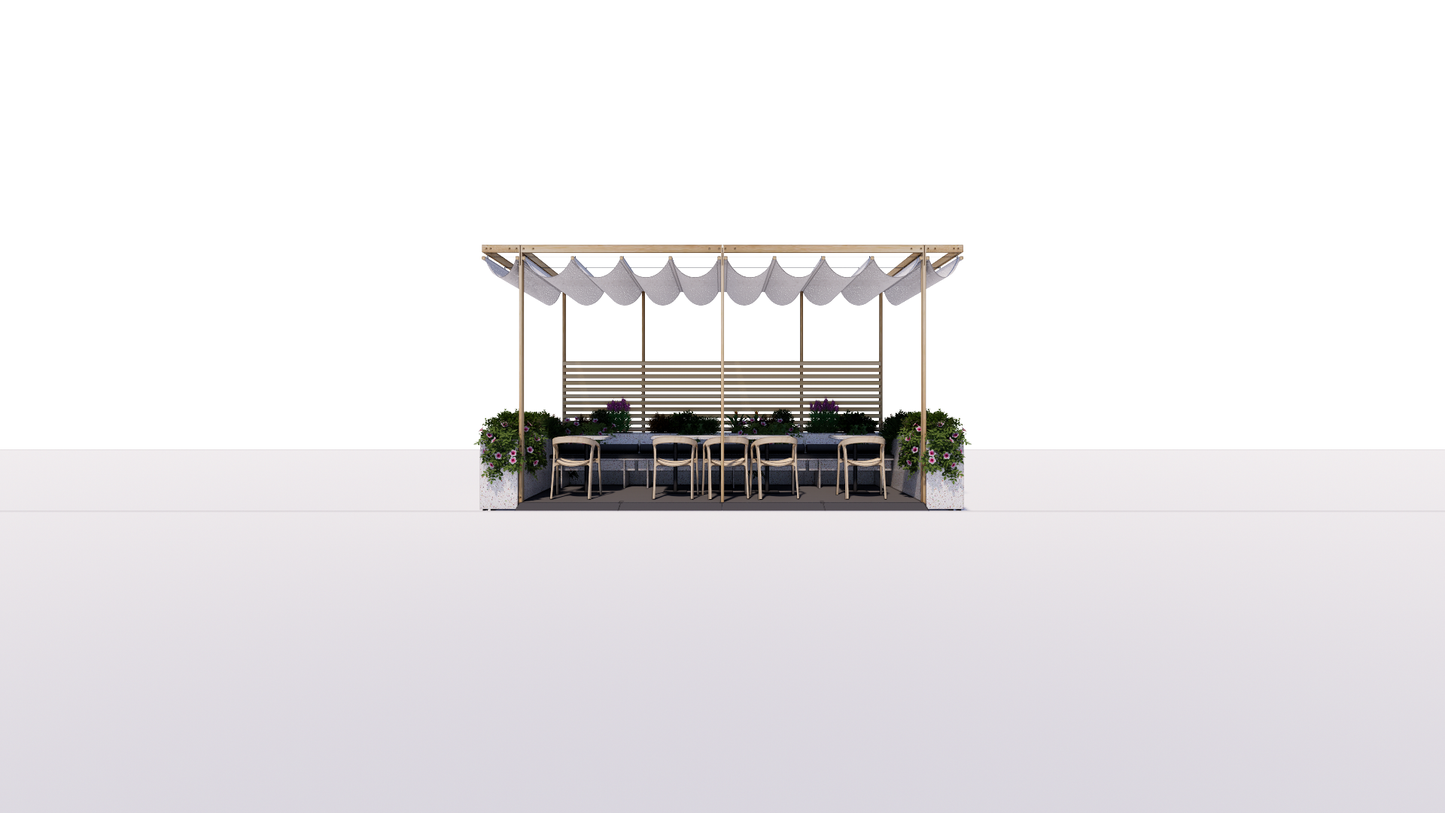 re-ply 2.0 Outdoor Dining Structure