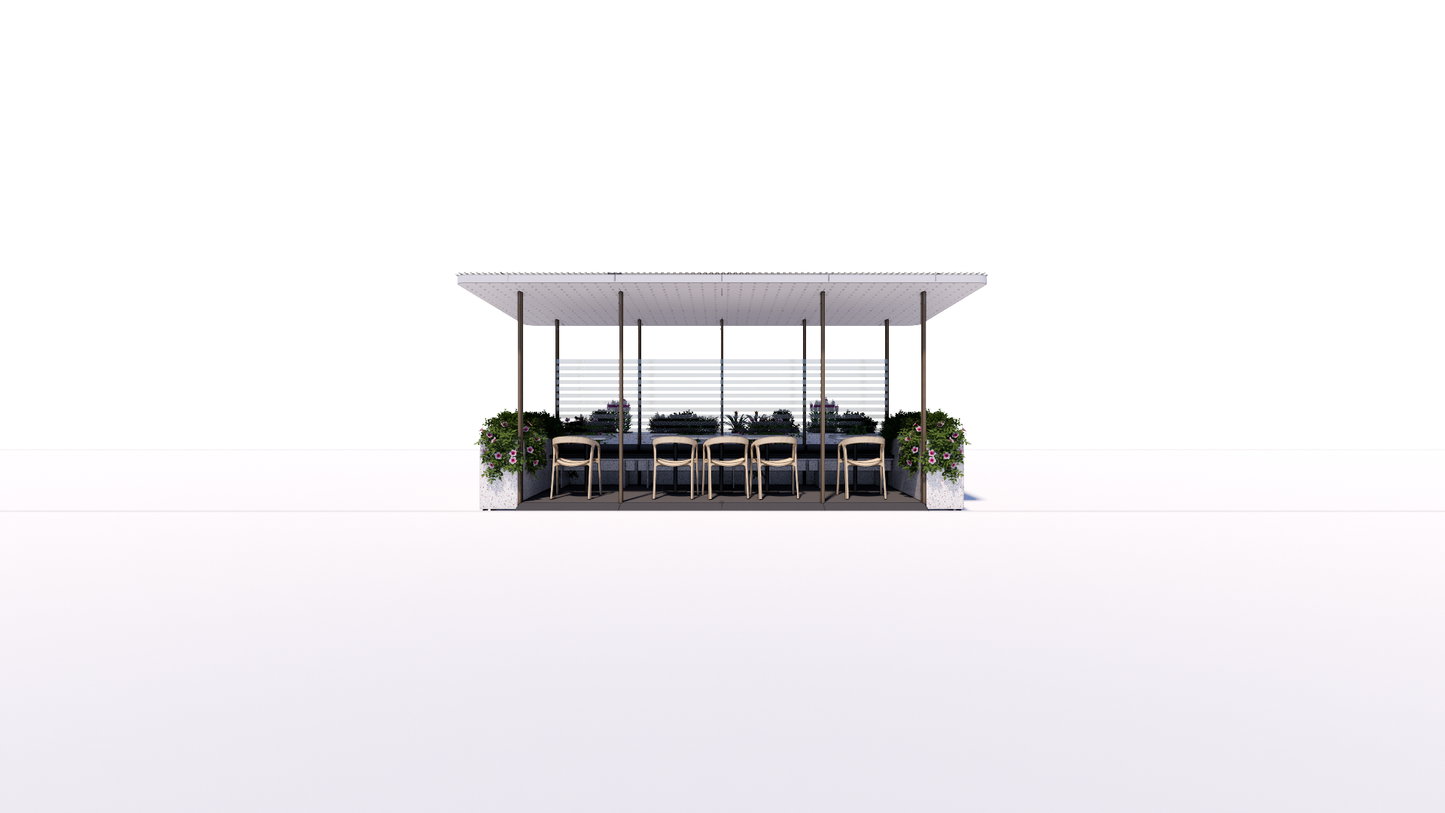 re-ply 2.0 Outdoor Dining Structure