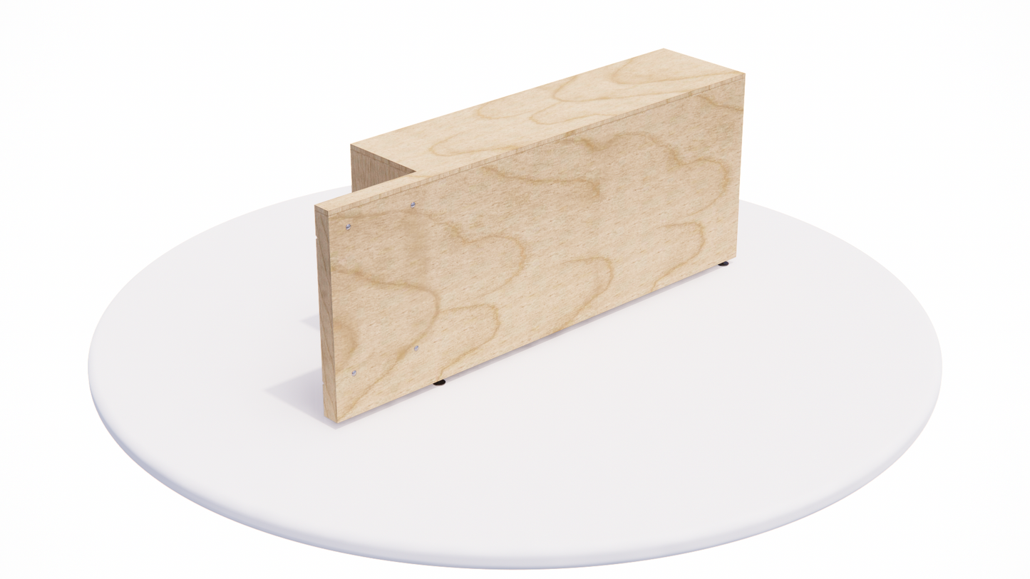 2. Planter Corner Module - 8' x 46" x 30"h